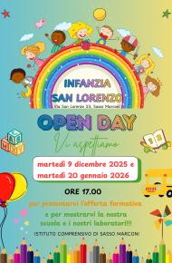 OPEN DAY IC SASSO MARCONI Immagine